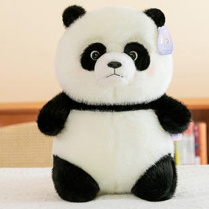 CHENXI - Peluches de Panda Personalizados de 8 Pulgadas, Color Negro y Marrón, Regalo para Fiestas, Peluches Kawaii - Product Image 6