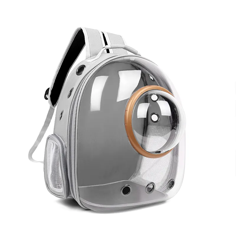 Прозрачный космический рюкзак с пузырьковой капсулой для кошек, переноска для кошек, дорожная сумка для домашних животных