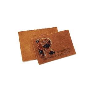 Thời Trang Mới Tùy Chỉnh Thiết Kế Denim Vải May Mặc Tag Vá PU Jeans Da Nhãn Cho Quần Áo - Product Image 5