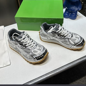 Zapatillas Deportivas Unisex de Diseño Clásico de Lujo, Estilo Urbano, Verano-Otoño, Parte Superior de Cuero Genuino, Elásticas, a la Moda - Product Image 3