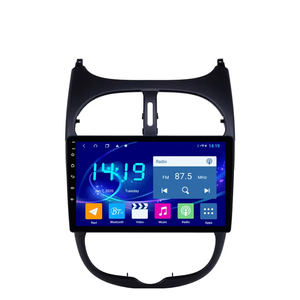 Autoradio <span class=keywords><strong>Peugeot</strong></span> <span class=keywords><strong>206</strong></span> 2000-2016 4G+64G, écran 9 pouces QLED, Android 12, lecteur GPS avec navigation, 4G LTE, DSP, Carplay - Product Image 1