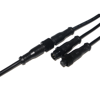 Connecteur étanche 20AWG 3 broches IP68, câble d'extension mâle-femelle 15 cm pour bandes LED, voiture, camion, bateau, extérieur