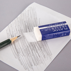 Khuyến mại ưa thích trắng TPR bút chì tẩy cho sinh viên cho các trường học và văn phòng sử dụng - Product Image 2