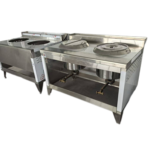 VICTORY KITCHEN Vente flash : Réchaud à nouilles indonésien, support pour pot à nouilles, cuisinière à nouilles, gamme Kwali avec deux brûleurs à gaz, équipement de restauration - Product Image 5