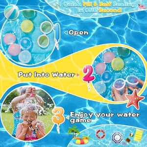 Palloncini magnetici riutilizzabili in Silicone per bambini autosigillanti da bagno piscina da spiaggia con riempimento rapido bombe <span class=keywords><strong>d</strong></span>'<span class=keywords><strong>acqua</strong></span> estive - Product Image 6