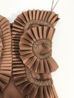 Robe de soirée marron décontractée pour femme, grande taille, style épaules dénudées, du fabricant