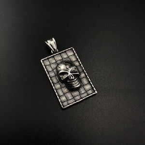 Nuevo collar retro de acero titanio, joyería punk de marca, accesorio colgante tridimensional potente para <span class=keywords><strong>hombre</strong></span> - Product Image 1