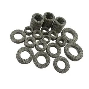 monel stainless steel TCS Compressed knitted wire mesh washers/gaskets/seals