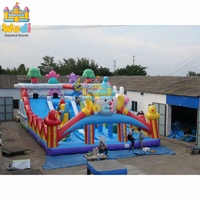 Parc à thème gonflable pour enfants et adultes, certifié CE, fabrication OEM disponible, directement de l'usine, souffleur pour événements, résistant aux UV, robuste