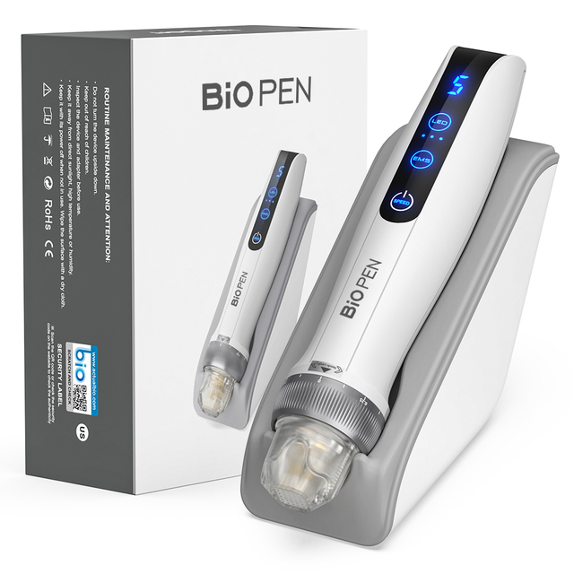 Popular Professional Electric MicroCurrent Bio Pen Q2 LED Light Therapy  Machine for Skincare