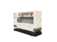 Découpeuse-creuseuse à lame fine à grande vitesse contrôlée par PLC Schneider avec moteur et engrenage pour ligne de production de carton ondulé