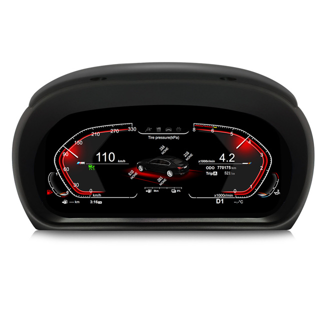 MEKEDE 11 INCH HD Screen LCD Dashboard Speedometer Digital Cluster for BMW E90 E91 E92 E93 2005-2012 LINUX System
