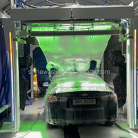 Lave-auto automatique sans contact à prix d'usine avec bras de levage ultrasonique, équipement de lavage de voiture robotisé à 360 degrés