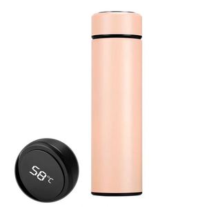 Bouteille d'eau isotherme en acier inoxydable à double paroi, 500 ml, sans BPA, avec revêtement en caoutchouc, vente en gros directe usine - Product Image 3