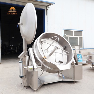 Pentola Industriale a Doppia Camicia da 600L con Agitatore per la Lavorazione di Khoya, Mawa, Curry, Biryani, Cassava Fritta e Gari - Product Image 2