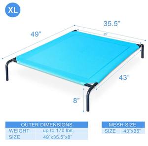 Cama elevada para perros pequeños, medianos y grandes, mascotas - Product Image 5