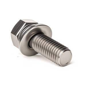 Tornillo de Cabeza Hexagonal Plana de Acero Inoxidable 304, Totalmente Roscado, Grado B, Nivel 8.8, GB9074.17, para Uso en Construcción - Product Image 3