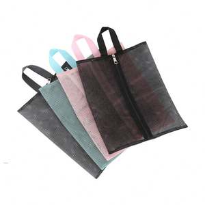 <b>Portable</b> Mesh Storage Bag Fashion Ladies Travel Wash Purse Bag Newest Style Makeup <b>Bathing</b> Cosmetic Cases - Product Image 1