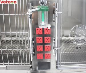 Clínica de acero inoxidable fisioterapia animal canino mascota veterinaria rehabilitación infrarroja ir luz láser <span class=keywords><strong>jaula</strong></span> de oxígeno - Product Image 2