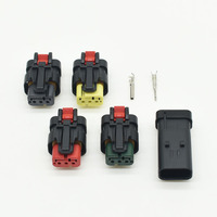 Konektor Katup Solenoid Camshaft Sensor 3 Pin Tahan Air 776523-1 776523-2 776429-1 untuk Excavator CAT Carter