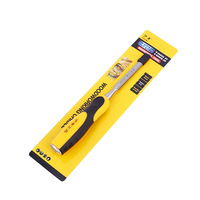 Ciseau à bois froid 16 mm en acier pour la sculpture sur bois, bricolage, avec tête de frappe extra large, pointe en carbure, revêtement poudré, durable, PVC
