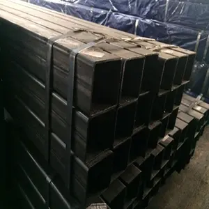 Q235 Square Rectangular Hollow Section Iron Ms Pipe Round Black Welded Steel Pipe Tube Steel Hollow Section From China