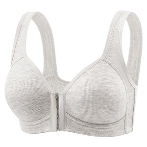 Reggiseno contenitivo taglie forti M-6XL con chiusura frontale, reggiseno minimizzatore senza ferretto in cotone a copertura totale per donne formose - Product Image 4