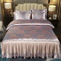 Parure de lit jacquard personnalisable de luxe, style européen-américain, motif végétal, pour la maison et l'hôtel – Offre spéciale