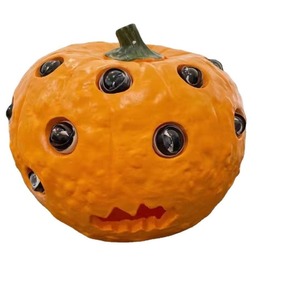 Paquete de adornos de calabaza con ojos entrecerrados de varios ojos, artesanía de resina, decoración de Halloween, adornos, decoración creativa para el hogar y la sala de estar - Product Image 4