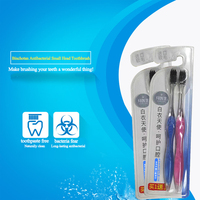 Cepillo de dientes de cerdas suaves para el cuidado de las encías, producto para el cuidado de los dientes, cabezal pequeño, oral, para uso doméstico, 2 unidades