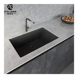 Nhà Máy Bán buôn đá cứng Composite Granite Bồn Rửa Nhà Bếp Bát duy nhất