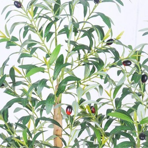 Árbol de <span class=keywords><strong>Olivo</strong></span> Artificial de Lujo, Planta Bonsái <span class=keywords><strong>Grande</strong></span> para Decoración Interior/Exterior, Maceta Densa de 180 cm, Vegetación Nórdica - Product Image 3