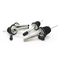 Avertan xuzhou 28mm rétractable en étain de qualité alimentaire en acier inoxydable bouchon verseur de bouteille d'huile d'olive en verre