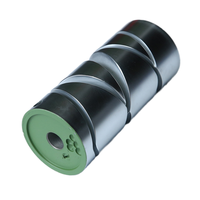 Tambour à rainure dédié pour machine de transfert de fil Matériau en alliage d'aluminium Accessoires de machine textile