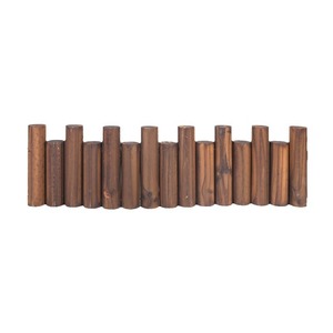 Anticorrosive Eco-Friendly Nature <strong>Wood</strong> <strong>Garden</strong> Fence Outdoor Yard Solid <strong>Wood</strong> Pier Landscaping Decoration Carbonized <strong>Wood</strong> <strong>Stake</strong> - Product Image 1