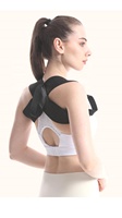 Correcteur de posture respirant et réglable pour hommes et femmes - Soutien dorsal supérieur pour soulager la douleur et corriger la posture