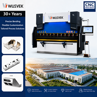 Máquina de plegado de chapa metálica de alta precisión personalizable 40T-500T 4000mm con caja de control OEM DA53T para bases de cama ajustables CE