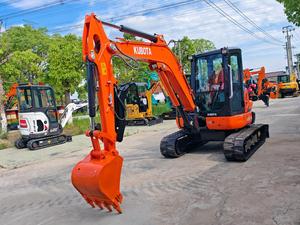 Mini-excavatrice sur chenilles Kubota U55 d'occasion avec composant moteur essentiel pour excavatrice Kubota U55 - Product Image 2
