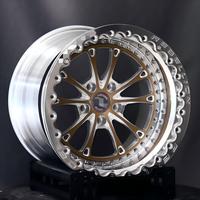 Jantes Beadlock Forgées sur Mesure en Aluminium Billet 17x4.5 18x5 15 Pouces, 2 Pièces, 5x114.3 5x120 pour Ford Falcon Commodore HSV