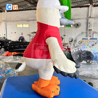 Costume de mascotte gonflable pour événements publicitaires, fabrication directe d'usine, mascotte gonflable d'homme-oiseau