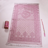Ensemble de tapis de prière de haute qualité, cadeau, emballage de présentation exquis comprenant un journal de prière de qualité supérieure, tapis de prière