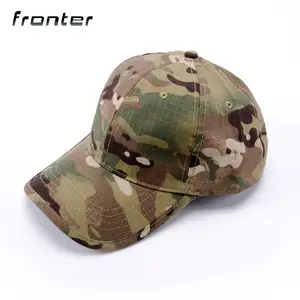 전투 훈련 모자 위장 전투 모자 및 모자 짠 로고
