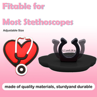 Charmes amusants en forme de stéthoscope pour infirmières, accessoires personnalisés pour stéthoscope pour les amoureux des chats, travailleurs médicaux vétérinaires, étiquettes d'identification décoratives