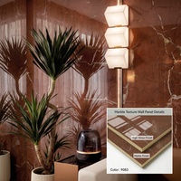 Plaque de marbre PVC UV moderne BAIJAX pour panneaux muraux et de plafond, imperméable, ignifuge, insonorisant, décoration pour hôtels et commerces