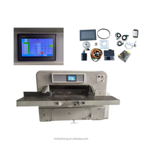 Nouvelle machine de découpe de papier hydraulique, système de contrôle intelligent par programme, système de découpe de précision, 220V, garantie 1 an
