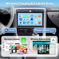 Reproductor Multimedia para Auto con Pantalla Táctil IPS de 9 Pulgadas, GPS, Carplay, Bluetooth, Radio para Audi A4/S4/RS4 2000-2009