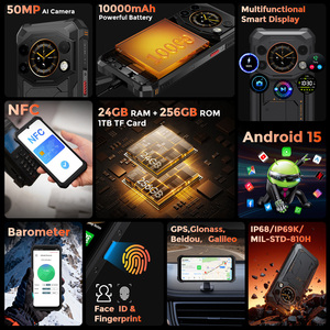 Téléphone portable robuste Fossibot F117 8+256 Go 10000 mAh Double écran NFC Appareil photo principal 50 MP Étanche Smartphone Android 15 - Product Image 6
