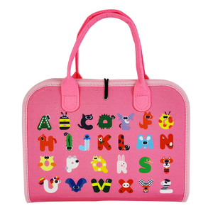 Prezzo di fabbrica low MOQ pink felt Montessori busy board alphabet e mermaid cover design per bambine - Product Image 3