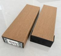 Support en U en acier inoxydable pour tube en bois composite WPC et poutre WPC, 100x50mm