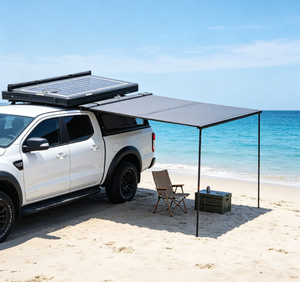 Auvent latéral pour pick-up, tissu Oxford imperméable, tente de <span class=keywords><strong>camping</strong></span> pour voiture, pare-soleil pour les voyages en autonomie, <span class=keywords><strong>prix</strong></span> usine, personnalisable - Product Image 2